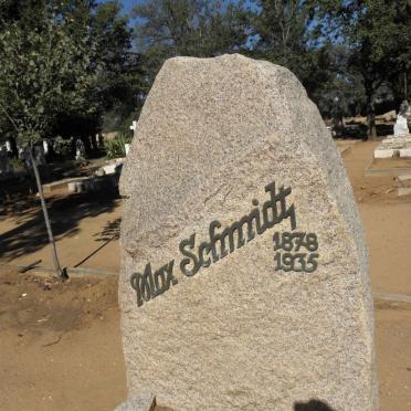 SCHMIDT Max 1878-1935