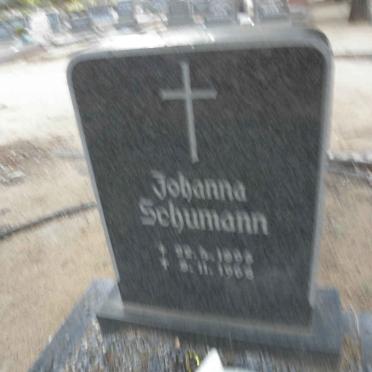 SCHUMANN Johanna 1896-1968