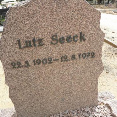 SEECK Lutz 1902-1972