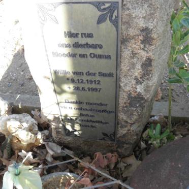 SMIT Willie, van der 1912-1997