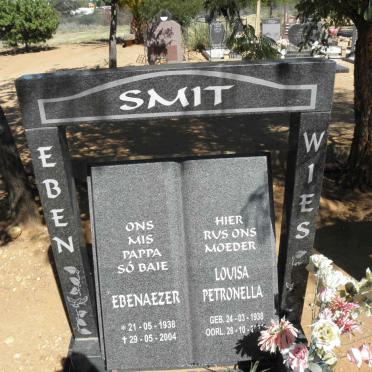 SMIT Ebenaezer 1938-2004 &amp; Louisa Petronella 1938-2007