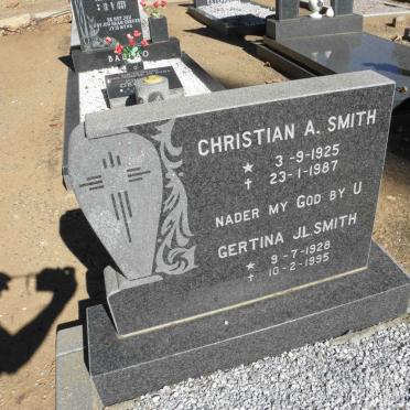 SMITH Christian A. 1925-1987 &amp; Gertina J.L. 1928-1995