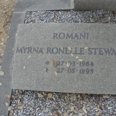 STEWART Romani Myrna Ronelle 1964-1995