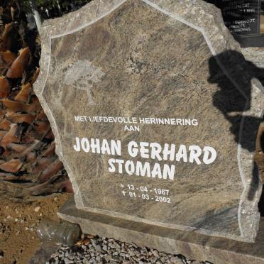 STOMAN Johan Gerhard 1967-2002