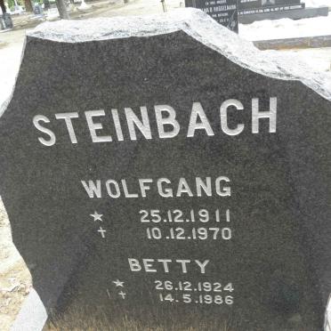 STEINBACH Wolfgang 1911-1970 &amp; Betty 1924-1986