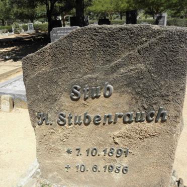 STUBENRAUCH H. 1891-1956
