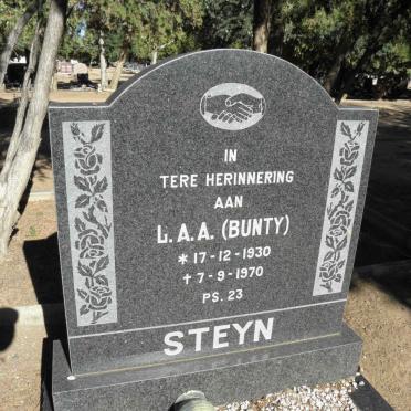 STEYN L.A.A. 1930-1970
