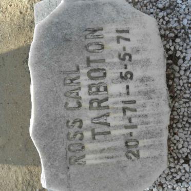 TARBOTON Ross Carl 1971-1971