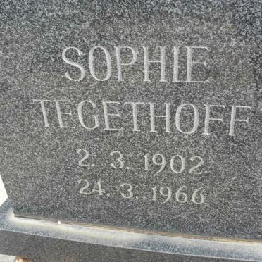 TEGETHOFF Sophie 1902-1966