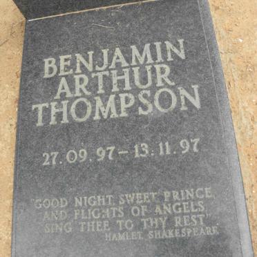 THOMPSON Benjamin Arthur 1997-1997