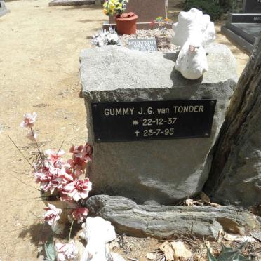 TONDER J.G., van 1937-1995