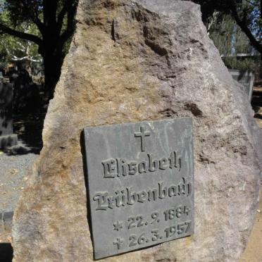 TRÜBENBACH Elizabeth 1884-1957