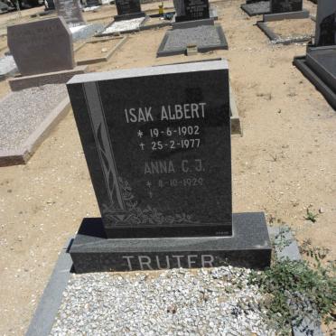 TRUTER Isak Albert 1902-1977 &amp; Anna C.J. 1929-