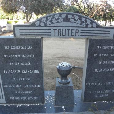 TRUTER Hugo Johannes 1897-1981 &amp; Elizabeth Catharina PIETERSE 1904-1967