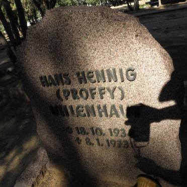 UHLENHAUT Hans Hennig 1934-1973