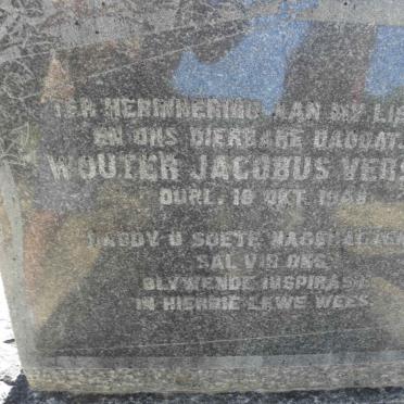 VERSTER Wouter Jacobus -1948