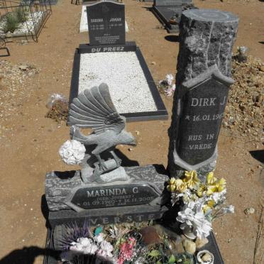 VERSTER Dirk J. 196?- &amp; Miranda G. JOUBERT 1960-2005