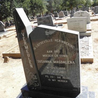 VERMEULEN Susanna Magdalena 1899-1987