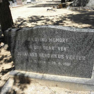 VENTER Johannes Hendrikus 1924-1961