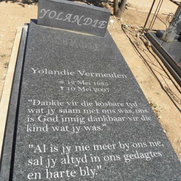 VERMEULEN Yolandie 1985-2007