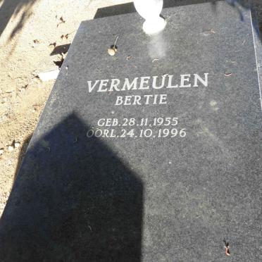 VERMEULEN Bertie 1955-1996