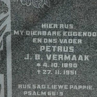 VERMAAK Petrus J.B. 1890-1951