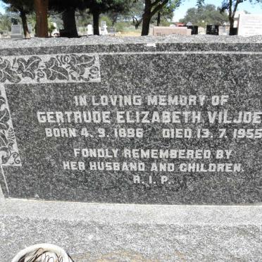VILJOEN Gertrude Elizabeth 1896-1955