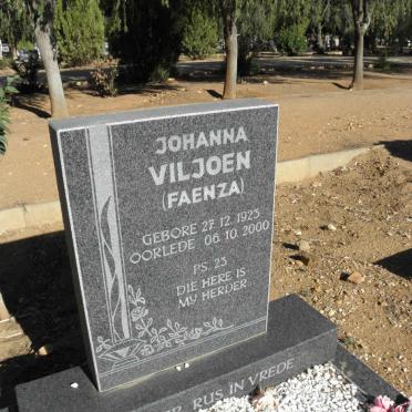 VILJOEN Johanna 1923-2000