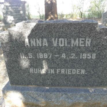 VOLMER Anna 1887-1958