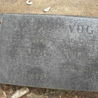 VOGT Arthur 1893-1969 &amp; Lydia PLISRA 1893-