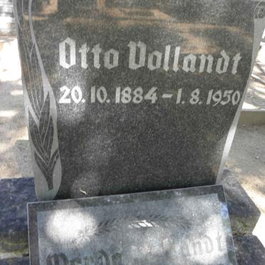 VOLLANDT Otto 1884-1950 &amp; Wanda 1891-1982