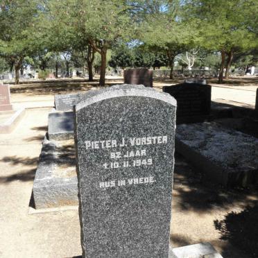 VORSTER Pieter J. -1949