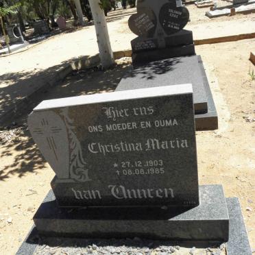 VUUREN Christina Maria, van 1903-1985