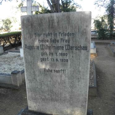 WARSCHAU Auguste Wilhelmiene 1880-1938