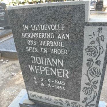 WEPENER Johann 1945-1964