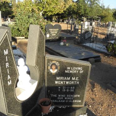 WENTWORTH Miriam M.E. 1948-1996