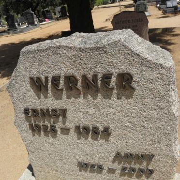 WERNER Ernst 1928-1984 &amp; Anny 1928-2009