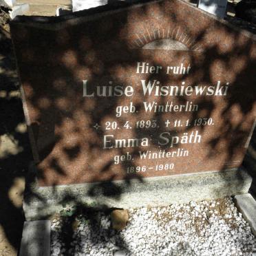 WISNIEWSKI Luise nee WINTTERLIN 1893-1930 :: SPÄTH Emma nee WINTTERLIN 1896-1980