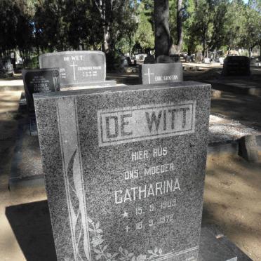 WITT Catharina, de 1909-1972