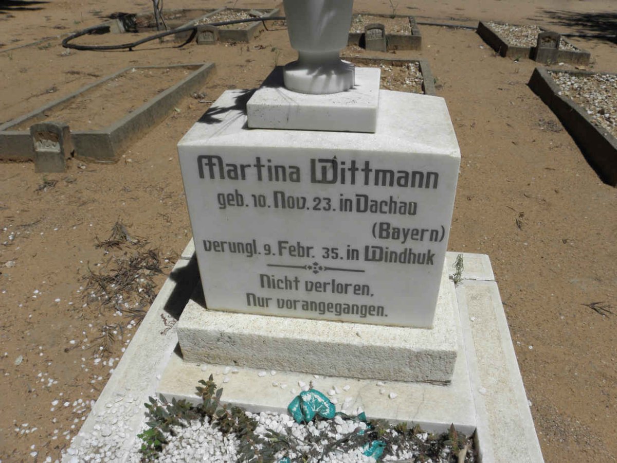 WITTMANN Martina 1923-1935