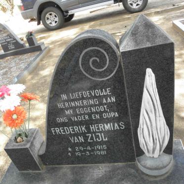 ZIJL Frederik Hermias, van 1915-1981