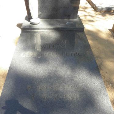 ZYL Willem Gerhardus Petrus, van 1925-1971