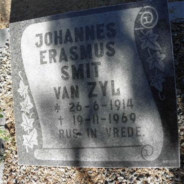 ZYL Johannes Erasmus Smit, van 1914-1969
