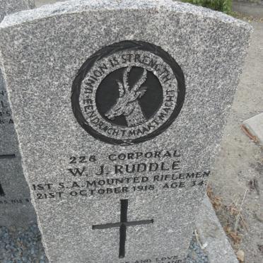 RUDDLE W.J. -1918
