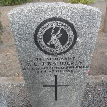 BADDERLY F.C.J. -1916