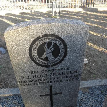 HOLTZHAUZEN P.J. -1918