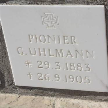 UHLMANN G. 1883-1905