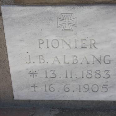 ALBANG J.B. 1883-1905