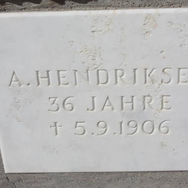 HENDRIKSEN A. -1906