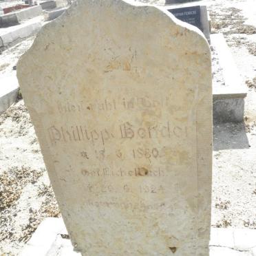 BENDER Phillipp 1880-1924